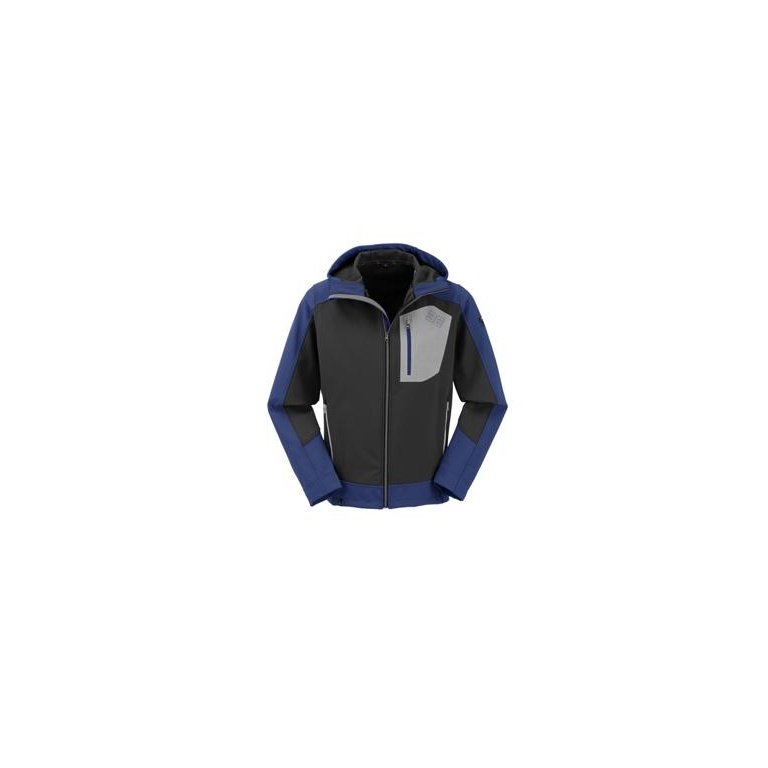 Maul Softshell Jacket Pamir dark grey/blue Men