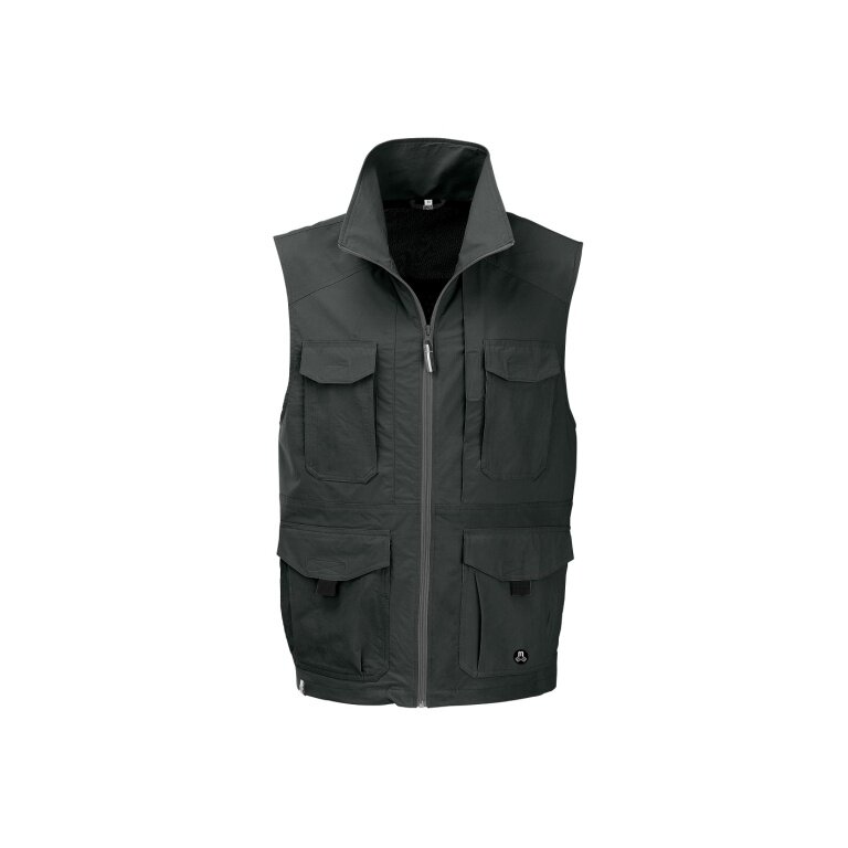 Maul Vest Grunten II - classic, water-repellent, breathable - black Men - Oversize -