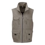Maul Vest Grunten II - classic, water-repellent, breathable - beige Men