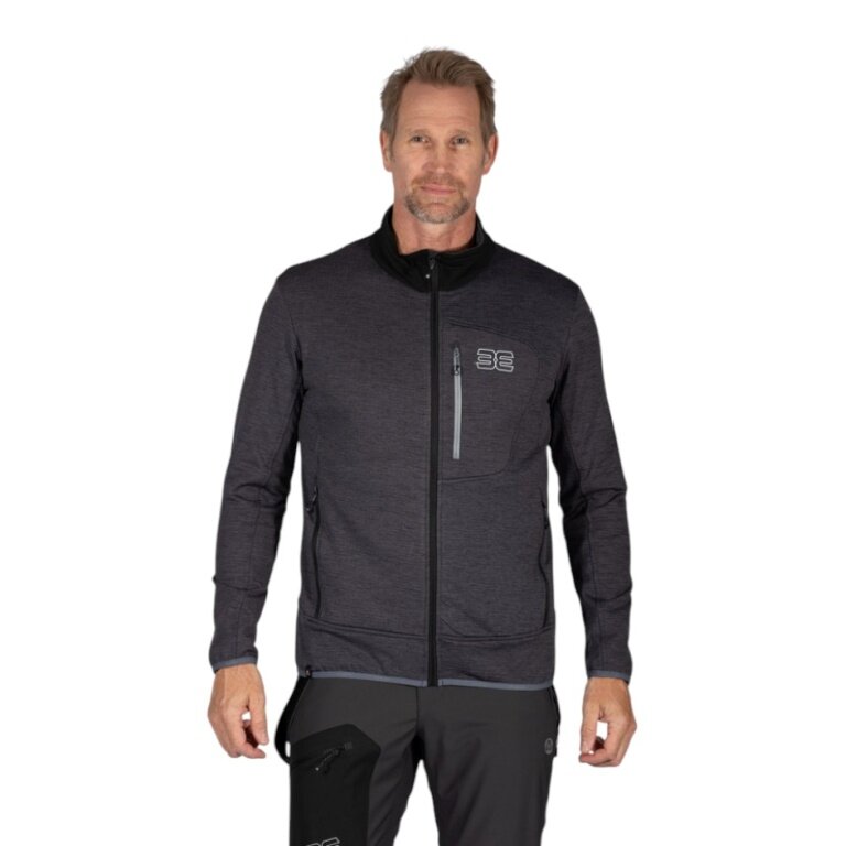 Maul Fleece Jacket Breitnock XT (thermal insulating, breathable) dark grey men's