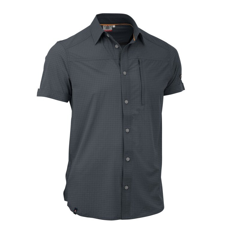 Maul Short Sleeve Shirt Veniv 4XT (elastic, breathable, sporty cut) dark grey Men