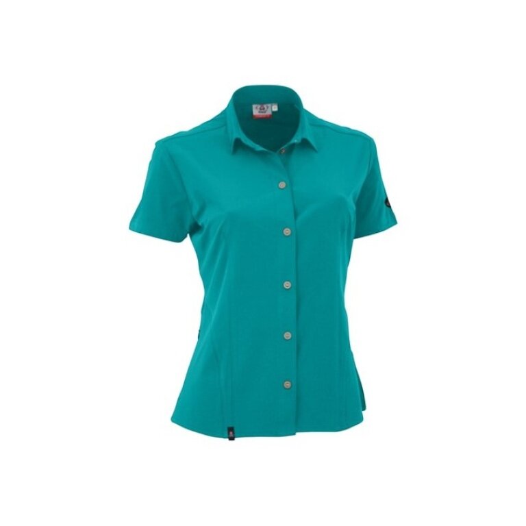 Mouth Wander Blouse Vilsalpsee II Short Sleeve - turquoise Ladies