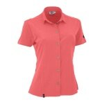 Mouth Wander Blouse Vilsalpsee II Short Sleeve - Coral Red Ladies