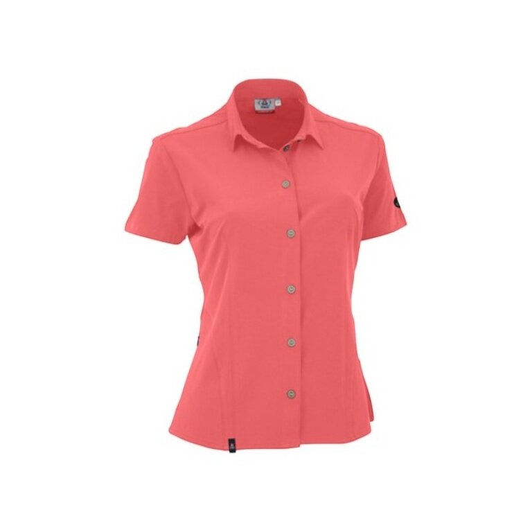 Mouth Wander Blouse Vilsalpsee II Short Sleeve - Coral Red Ladies
