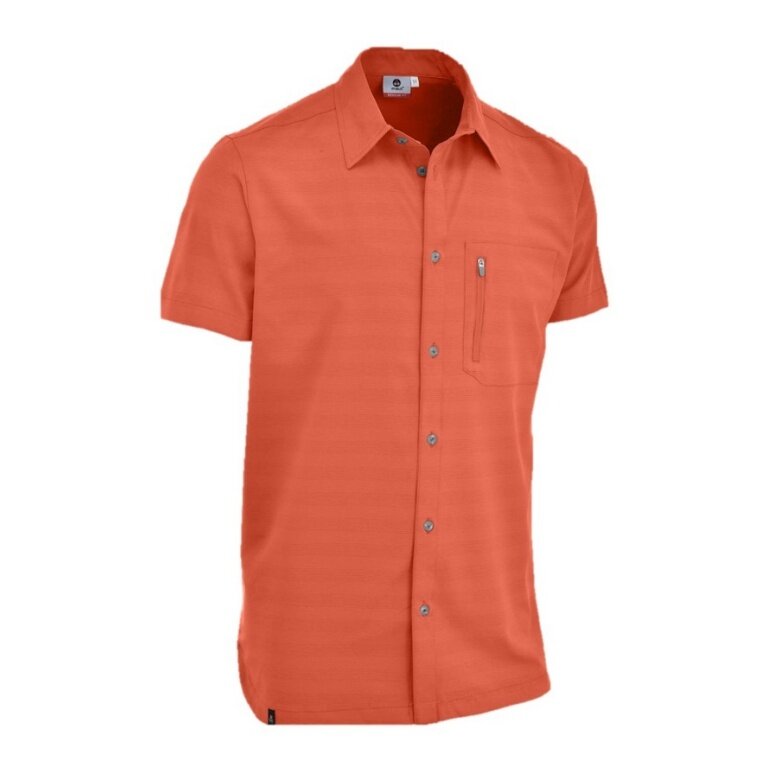 Maul Wander Shirt Irschenberg XT Short Sleeve (with Chest Pocket) orange Men's