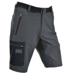 Maul Wanderhose Doldenhorn XT Bermuda (durable, elastic) short dark grey/black men's