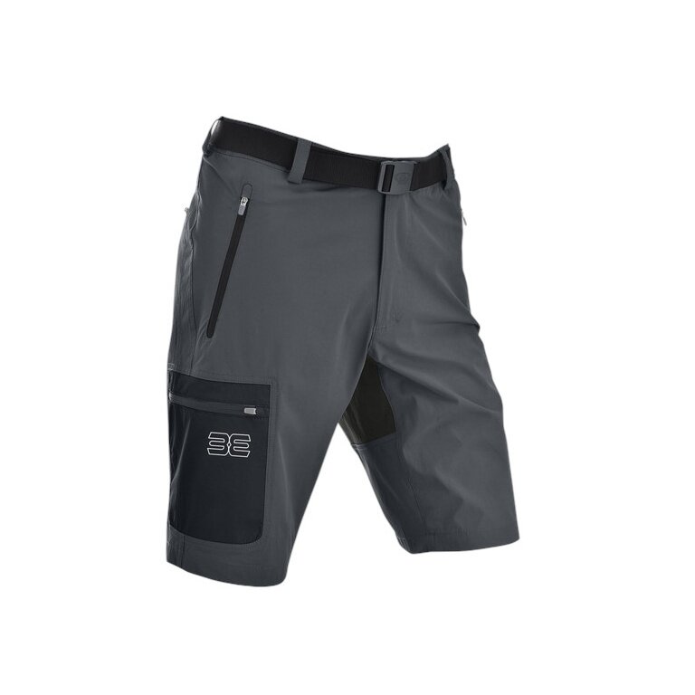 Maul Wanderhose Doldenhorn XT Bermuda (durable, elastic) short dark grey/black men's
