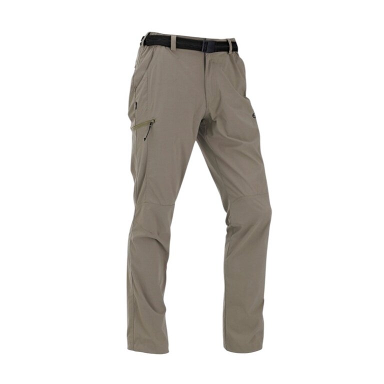 Mouth Wander Trousers Greenstone II SP (durable, breathable) long beige-brown men's
