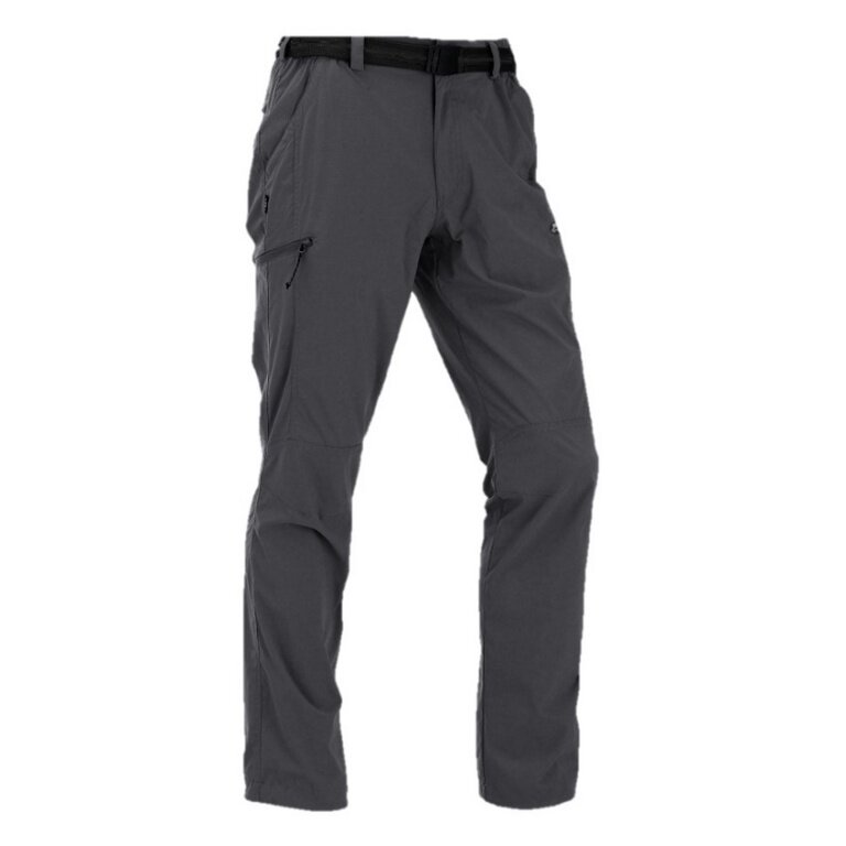 Maul Hiking Trousers Greenstone XT (elastic, durable, breathable) long dark grey Men