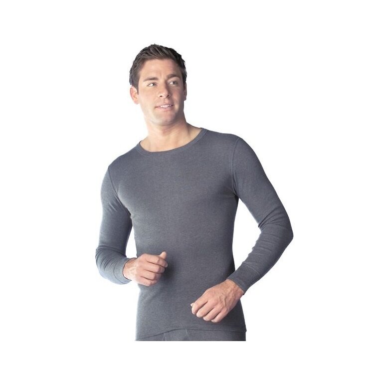 Medima Underwear Long Sleeve Shirt Sensitiv - cotton - asphalt grey Men (Size S-L)