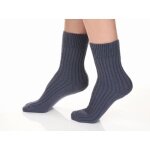 Medima Wool Sock Cuddle Things ABS jeans blue Women - 1 Pair