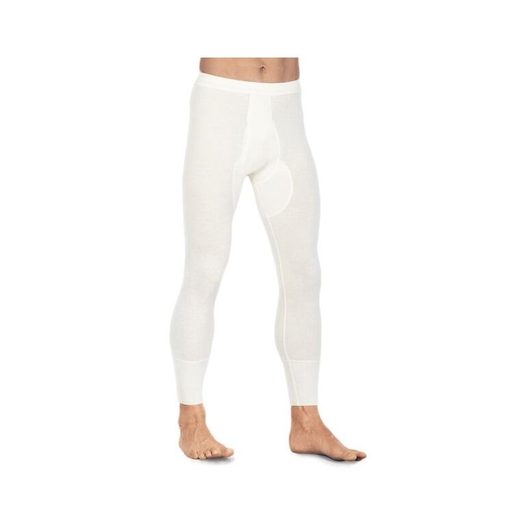 Medima Underwear Long Underpants with Fly (40% Angora) White Men (Size XL-XXL)