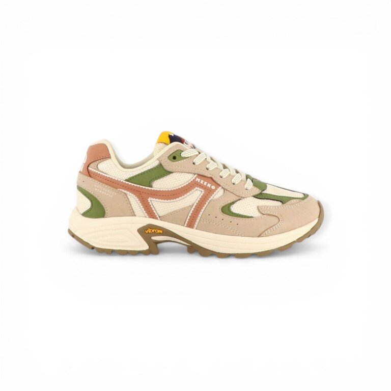Meeko Sneaker Capra Olive (waterproof) beige/green/brown