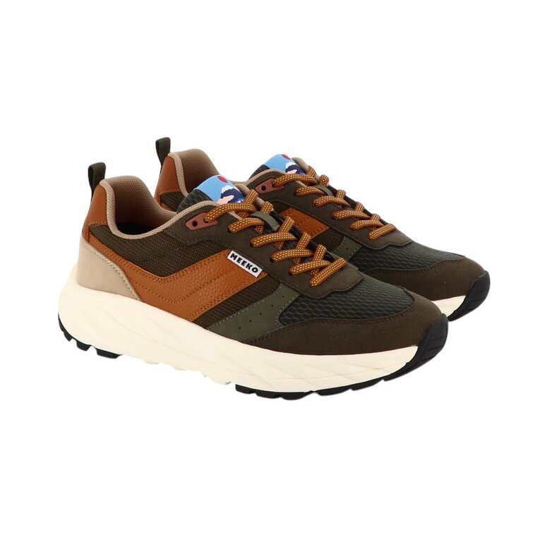 Meeko Sneaker Pongo Forest - green/brown men's