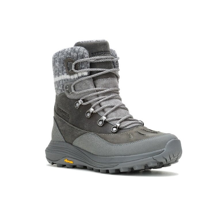 Merrel Winter Hiking Boots Siren 4 Thermo Mid Zip WP (Full Grain Leather, Waterproof) Charcoal Grey Ladies