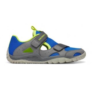 Merrell Hiking Shoes Agility Peak (All-Terrain, Quick-Lace System) grey/lava red Boys (Kopie)