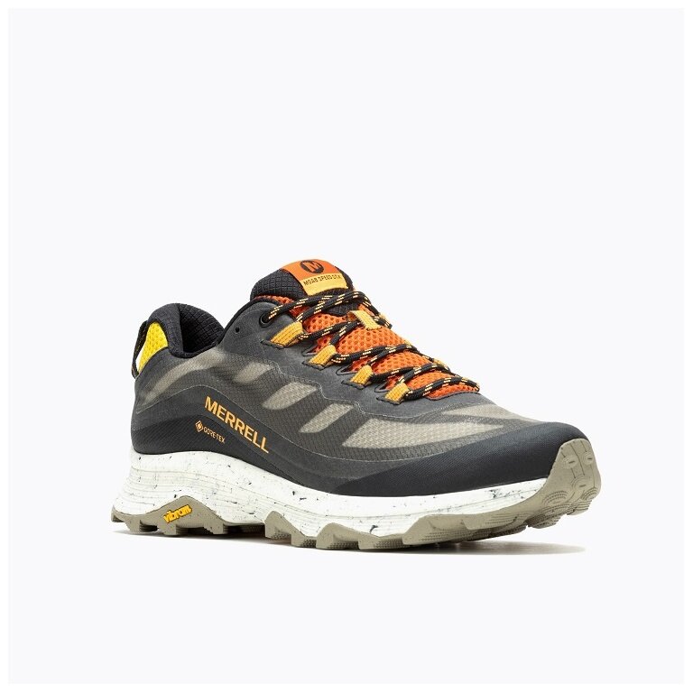 Merrell Trail Running Shoes Moab Speed GTX (waterproof) beige/black Men