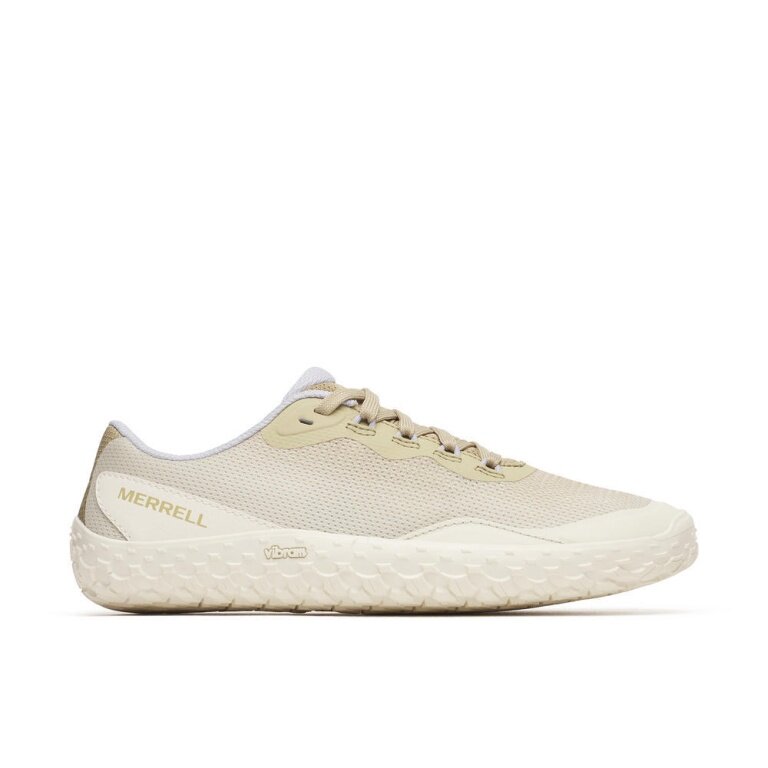 Merrell Minimal Running Shoes Vapor Glove 7 (Barefoot Shoes) light brown/beige ladies