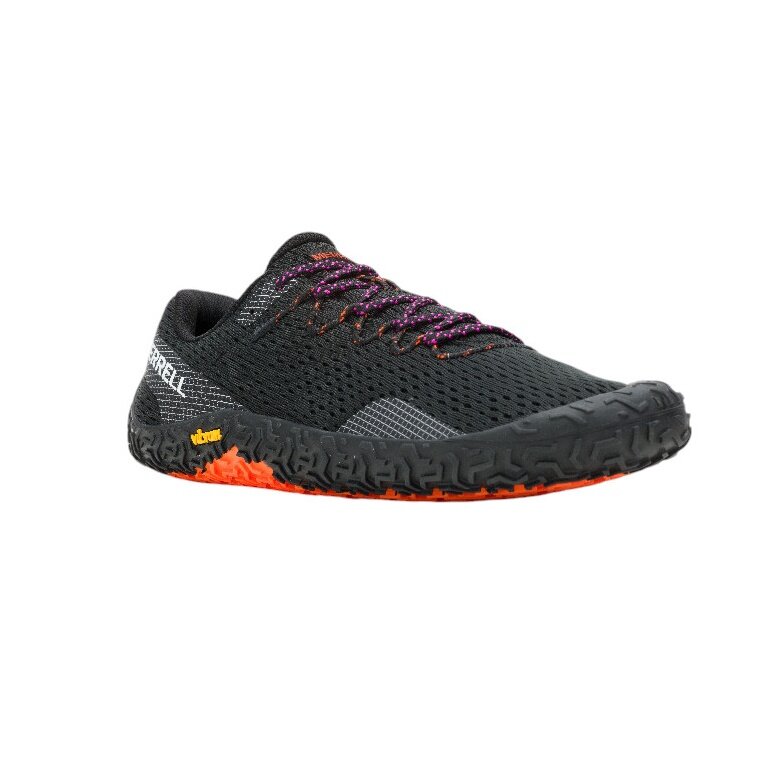 Merrell Minimal Running Shoes Vapor Glove 6 black/multi men's