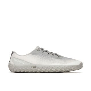 Merrell Minimal Running Shoes Vapor Glove 7 (Barefoot Shoes) white/grey men's