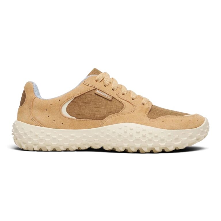 Merrell Minimal Sneakers Wrapt (suede, waterproof) beige ladies