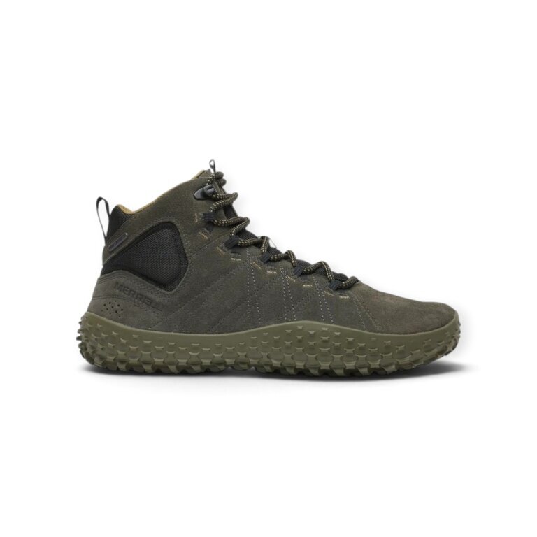 Merrell Minimal Sneaker Wrapt Mid WP (Leather, waterproof) 2026 green men's