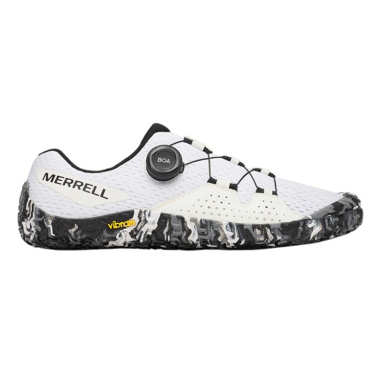 Merrell Minimal Running Shoes Vapor Glove 6 Boa white/black men's