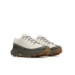 Merrell Trail Running Shoes Agility Peak 5 (comfortable fit, Rock Plate) beige/beluga green men's