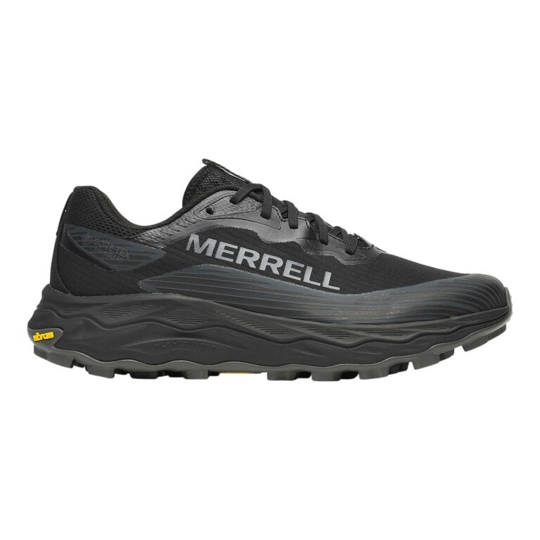 Merrell Trail Running Shoes Agility Peak 6 GTX (waterproof, Rock Plate) black men's