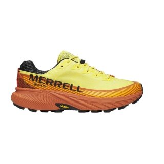 Merrell Trail Running Shoes Agility Peak 5 GTX (waterproof, Rock Plate) yellow/brown men's