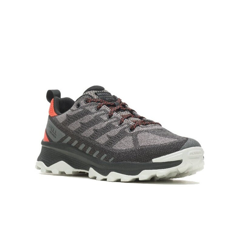 Merrell Hiking Shoes Speed Eco WP (waterproof, breathable) charcoal/red Men