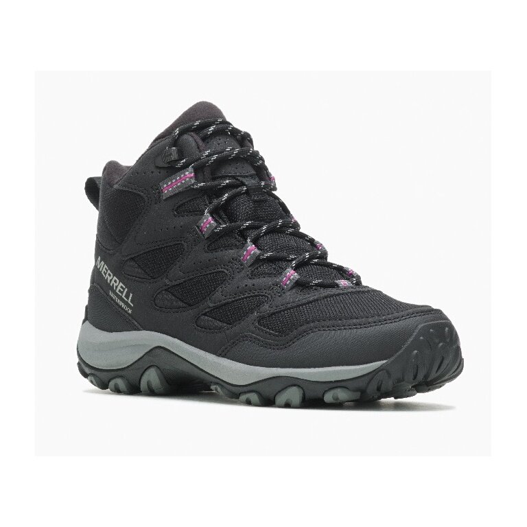 Merrell Hiking Shoes West Rim Sport Thermo Mid WP (waterproof) black Women