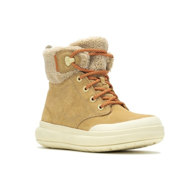 Merrell Winter Shoes Marquette Thermo Lace Waterproof (Suede, waterproof) brown Ladies