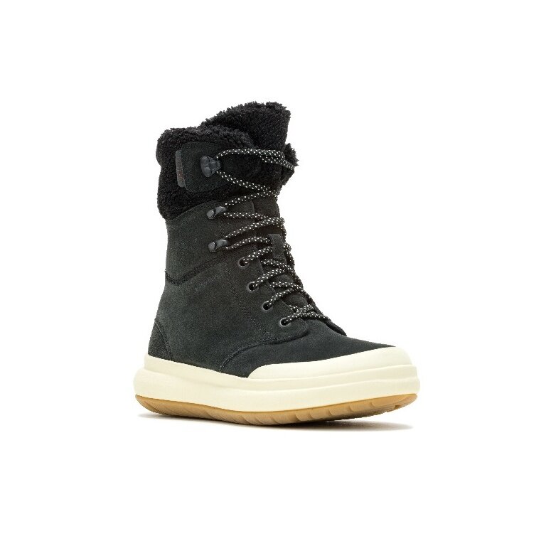 Merrell Marquette Thermo Tall Zip Waterproof Winter Boots (Suede, waterproof) black Ladies