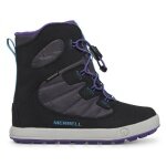 Merrell Winter Boots Snow Bank 4.0 WTRPF (waterproof, warm) black/purple girls