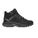 Merrell Hiking Shoes Speed Strike 2 Leather WP (Full Grain Leather, Waterproof) Black Men's