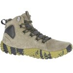 Merrell Sneaker Wrapt Mid WP (Minimal running shoes, leather, waterproof) olive green men's