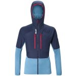 Millet Fleece Jacket Parmelan Hybrid Hoodie (windproof, breathable) dark blue/sapphire Men's
