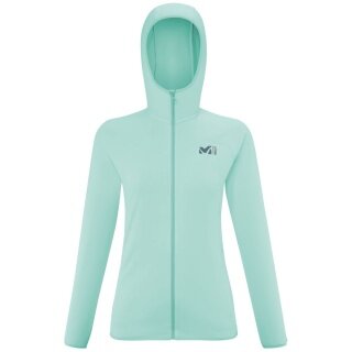Millet Fleece Jacket Seneca Hoodie (breathable, warm) mint green ladies