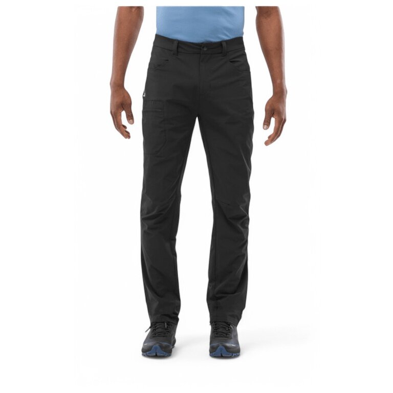 Millet Trekking Hiking Trousers Ubic Stretch Pant (Stretch material, optimal freedom of movement) long black men's