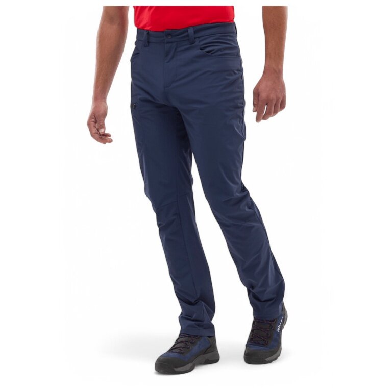 Millet Trekking Hiking Pants Ubic Stretch Pant (Stretch material, optimal freedom of movement) long sapphire blue men's