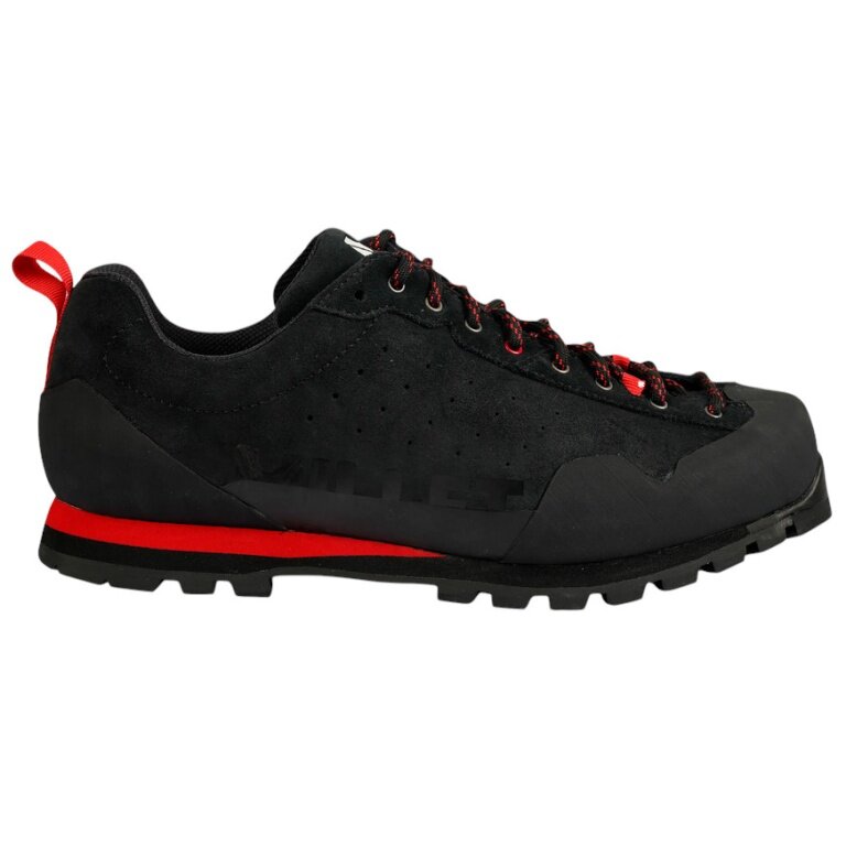 Millet Hiking Shoes Friction (Approach, Leather) 2025 black/red Men's