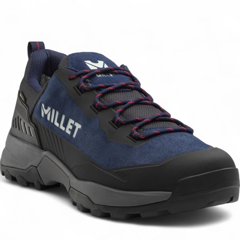 Millet Hiking Shoes Ubic Low GTX (Suede, waterproof) sapphire blue men's