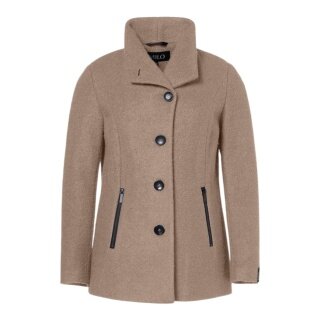 Milo Coat Nala (Stand-up Collar) taupe brown Ladies