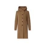 Milo Bella Winter Coat (Wool Blend, with Hood) 2026 taupe/brown Ladies