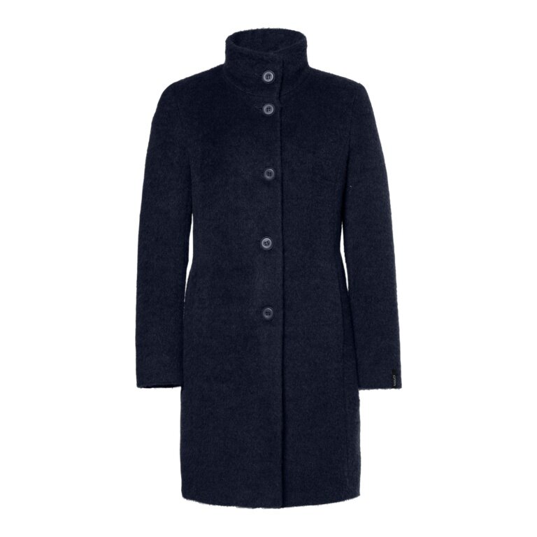 Milo Winter Coat Flora (Wool Blend) navy blue Ladies