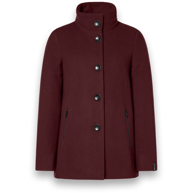 Milo Winter Coat Janna (Wool Blend) Bordeaux/Red Ladies
