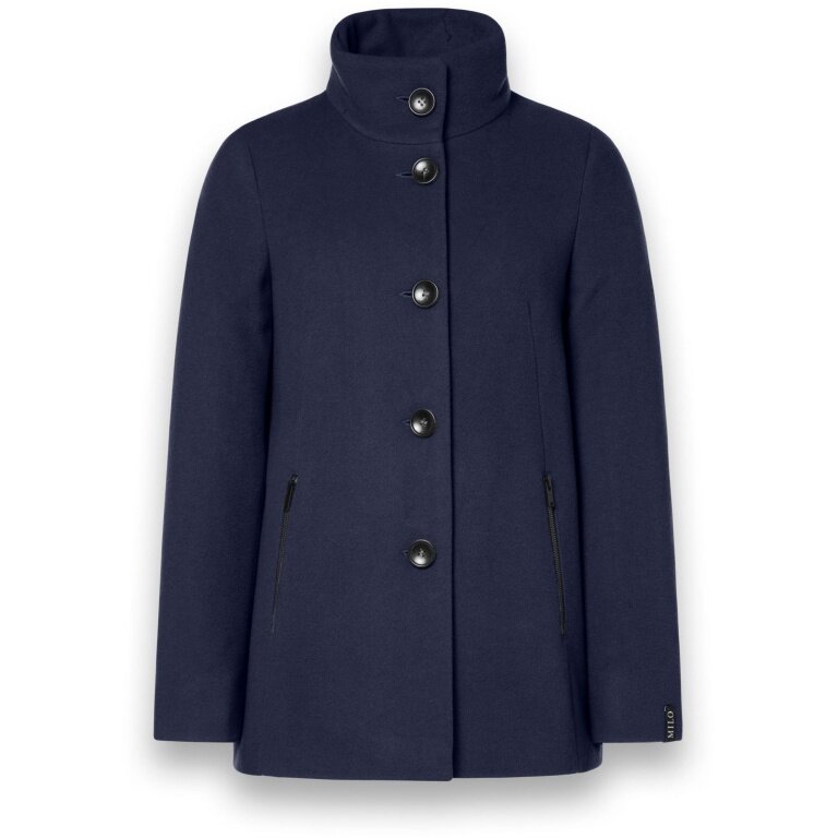 Milo Winter Coat Janna (Wool Blend) Navy Blue Ladies