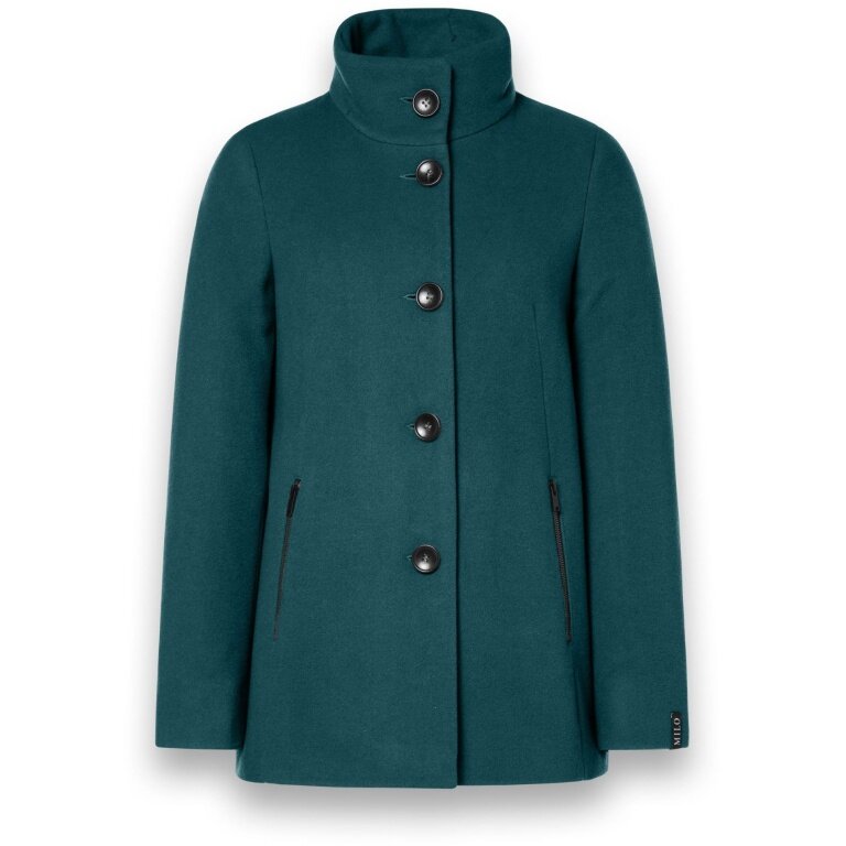 Milo Winter Coat Janna (Wool Blend) Emerald Green Ladies