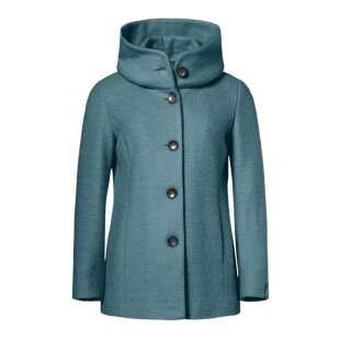 Milo Winter Coat Jesse (Wool Blend, Warm, with Hood) Jade Green Ladies